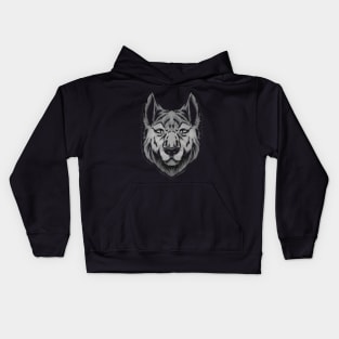 Wolf T-shirt Kids Hoodie